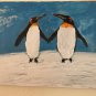 Pair of King Penguins 2 Original Painting