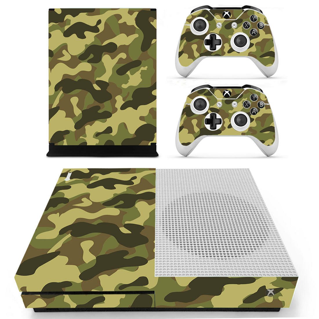 Camouflage Army Navy XBOX ONE S Slim Skin Sticker Cover Vinyl Cons+2