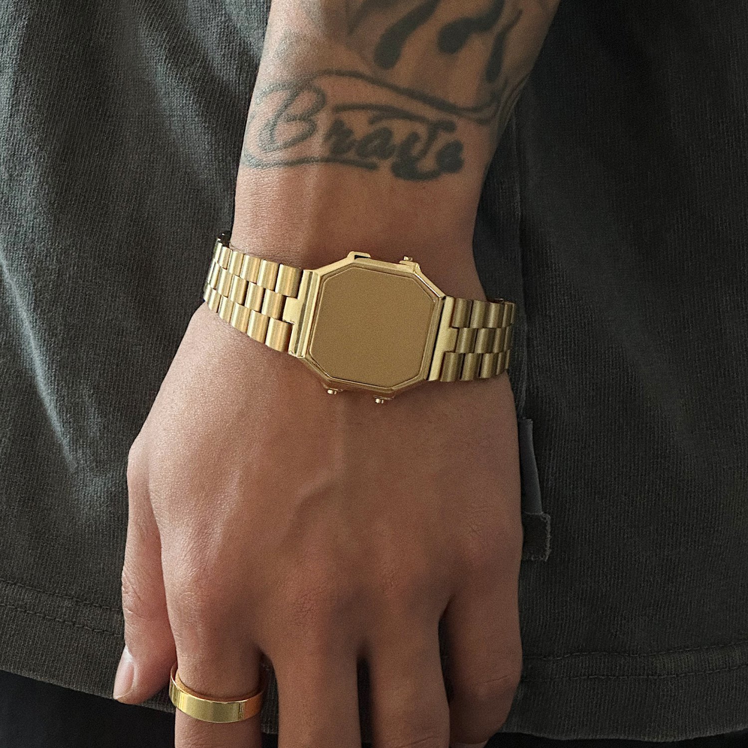 AMBUSH REP Presidential Timeless Watch Bracelet in Gold, Silver