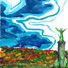 Mount-Royal Park and statue - Montreal - sku:a1