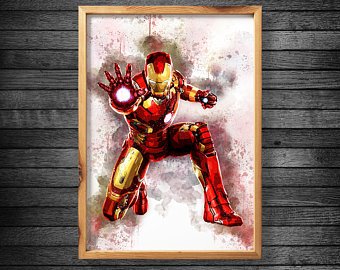 30X40 DIY Diamond painting Iron man Full Drill Rhinestone cross stitch kits
