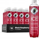 Sparkling ICE, Black Raspberry Sparkling Water, Flavored Water,  17 fl oz Bottles (Pack of 12)