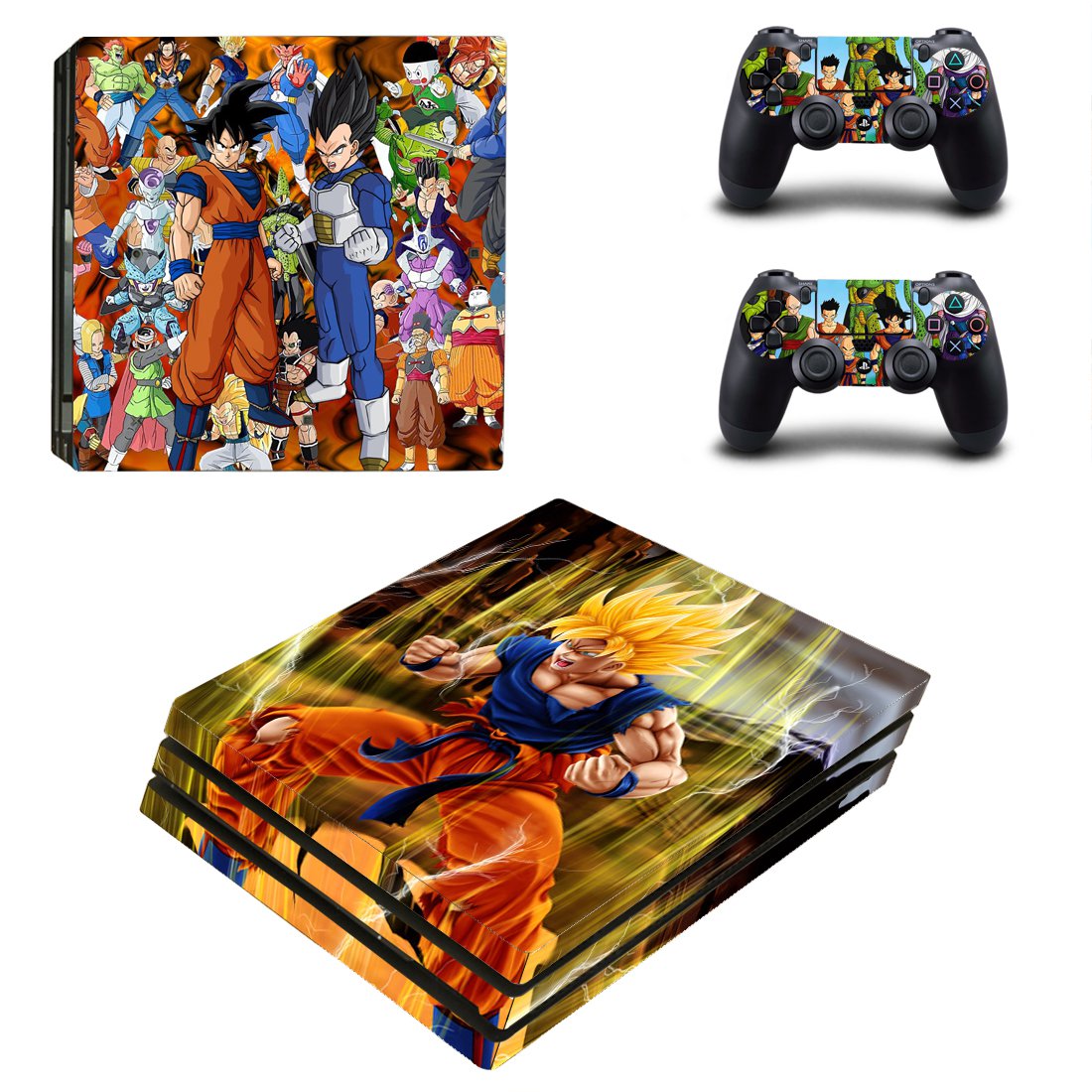 Dragon Ball Z PS4 Pro Skin Sticker Decals PS4 Console And Controllers Protect Your PS4
