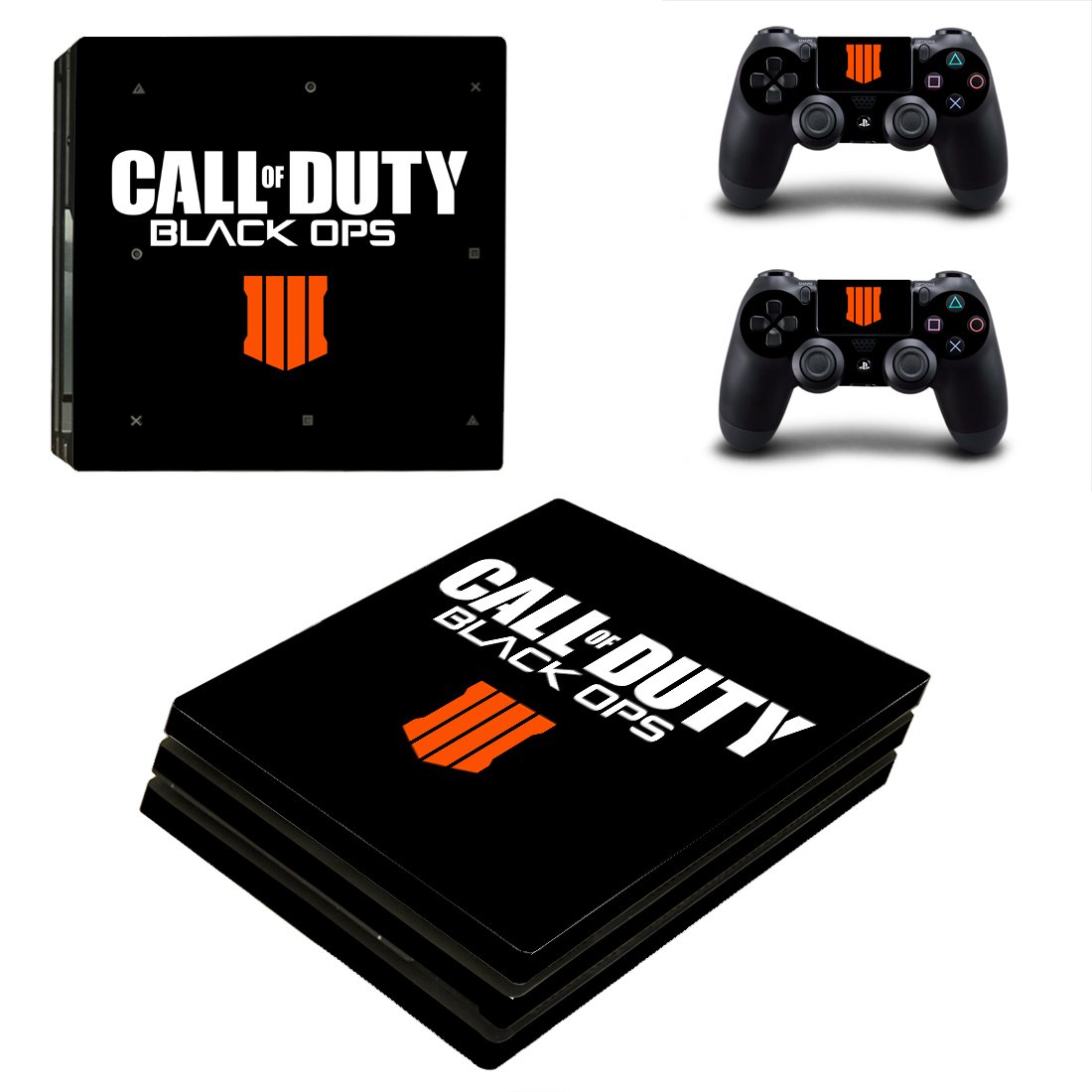 Call Of Duty Black OPS 4 PS4 Pro Skin Sticker Decals PS4 Console And Controllers Protect Your PS4