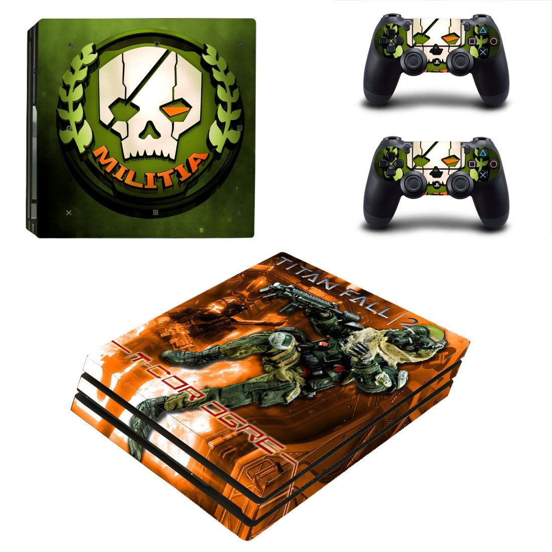 Titanfall PS4 Pro Skin Sticker Decals PS4 Console And Controllers Protect Your PS4