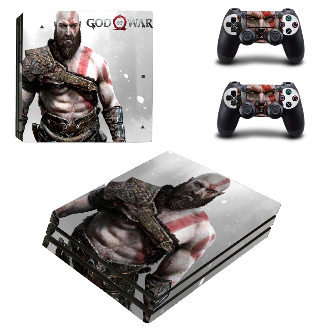 God Of War PS4 Pro Skin Sticker Decals PS4 Console And Controllers Protect Your PS4