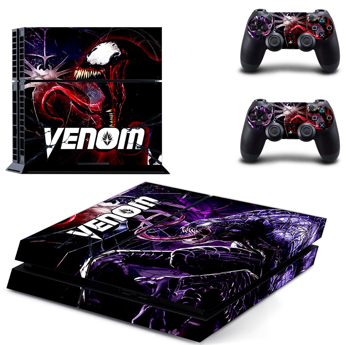 Venom PS4 Skin Sticker Decals PS4 Console And Controllers Protect Your PS4