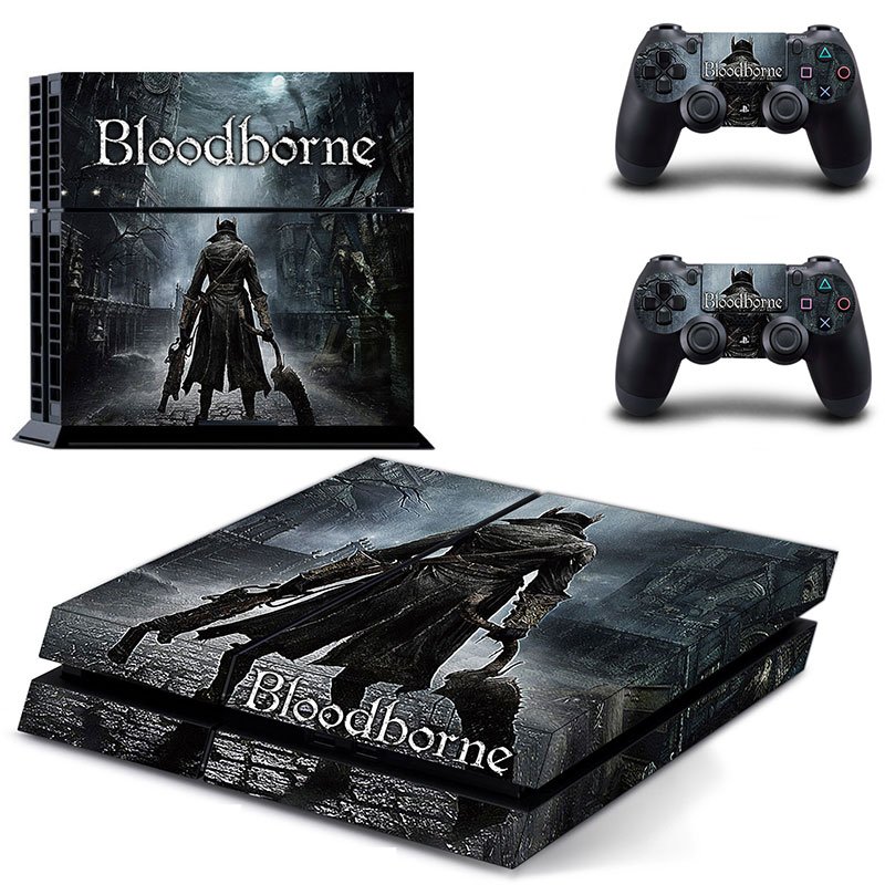 Bloodborne PS4 Skin Sticker Decals PS4 Console And Controllers Protect Your PS4