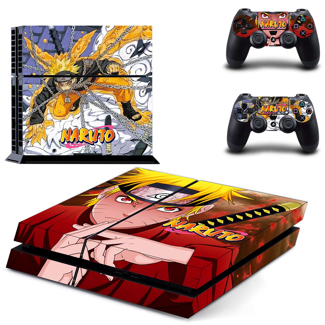 Naruto PS4 Skin Sticker Decals PS4 Console And Controllers Protect Your PS4