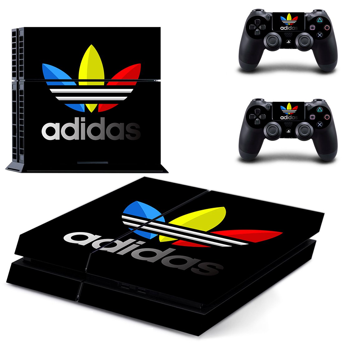 Adidas PS4 Skin Sticker Decals PS4 Console And Controllers Protect Your PS4