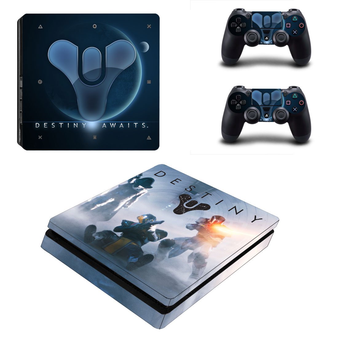 Destiny PS4 Slim Skin Sticker Decals PS4 Console And Controllers Protect Your PS4