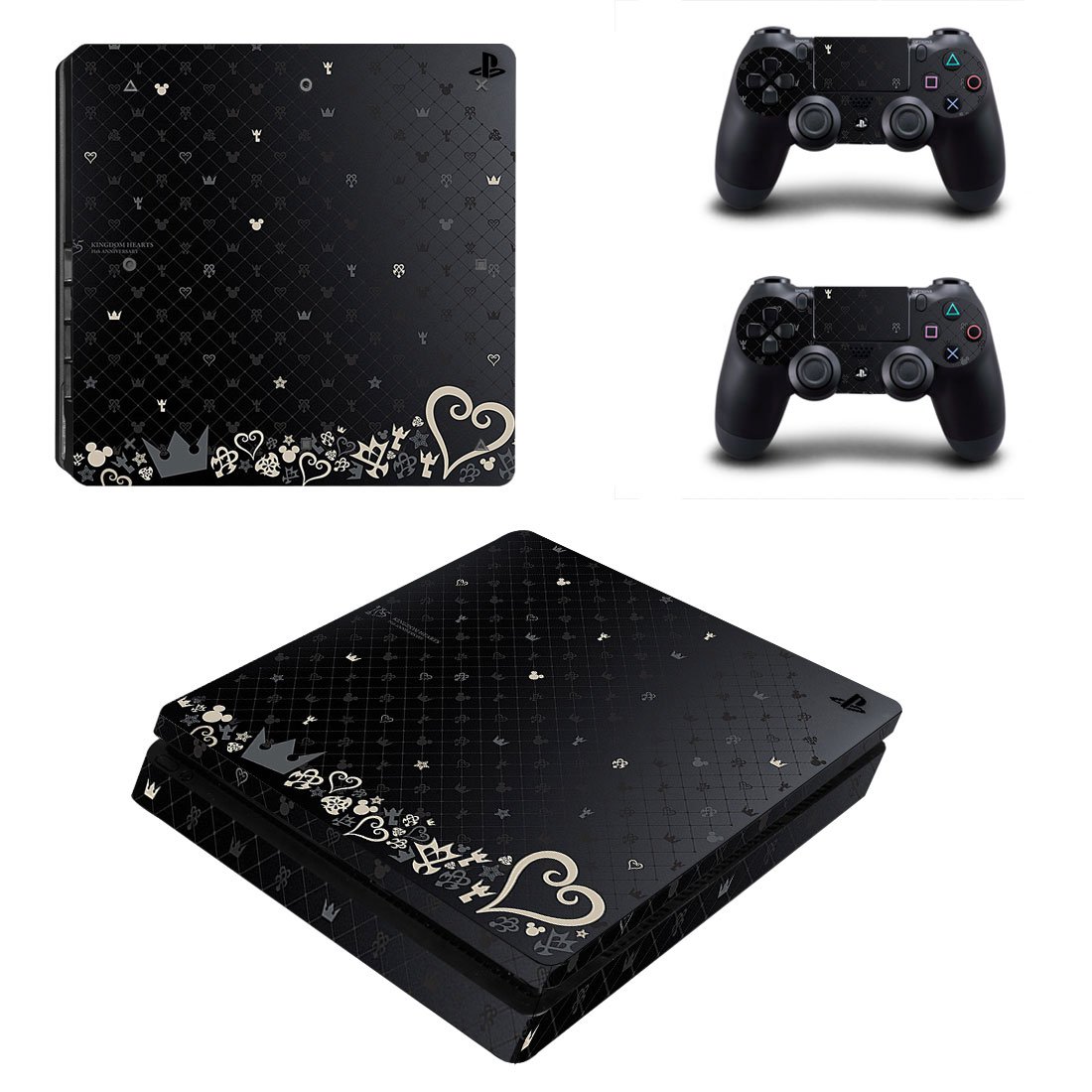 Kingdom Hearts PS4 Slim Skin Sticker Decals PS4 Console And Controllers Protect Your PS4