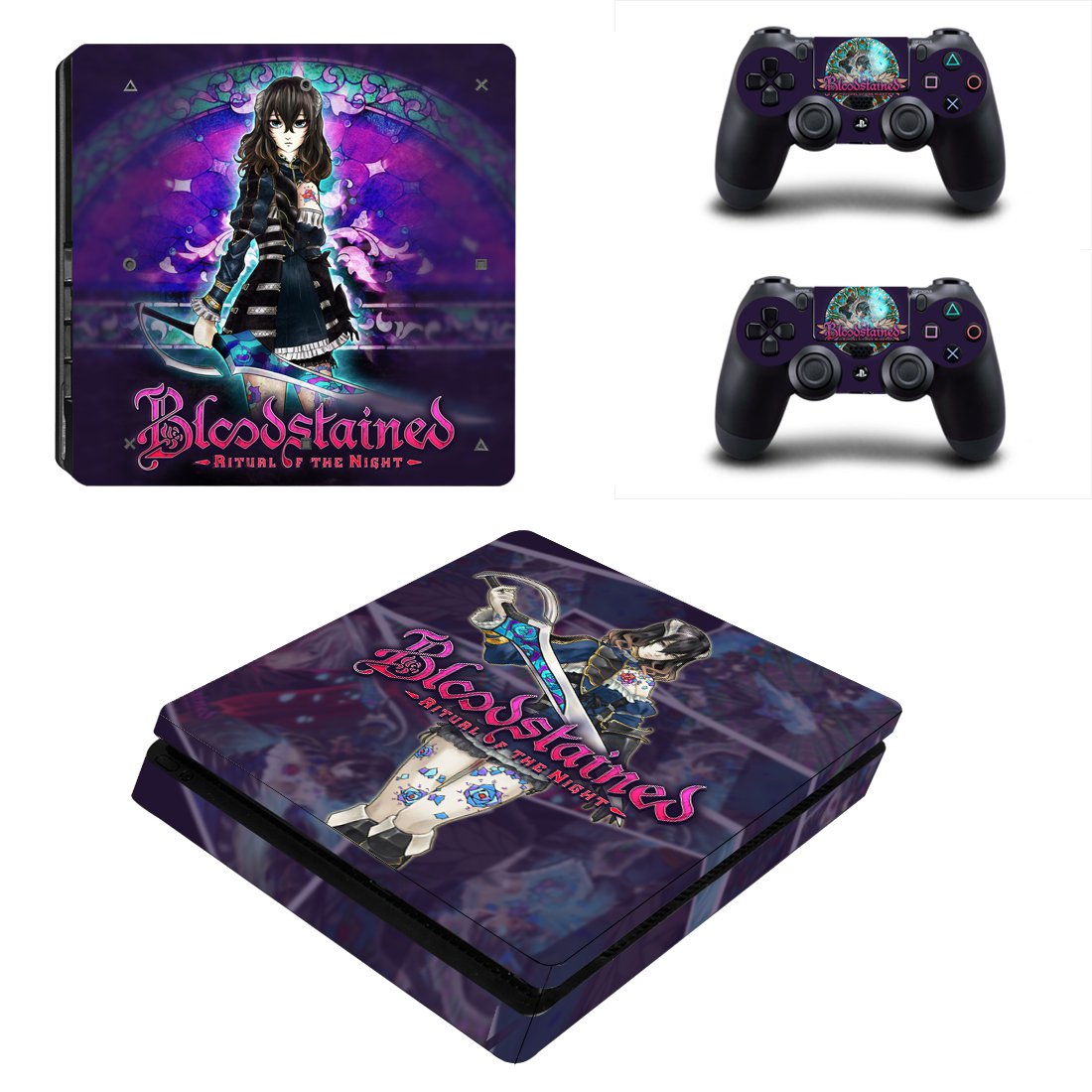 Bloodstained PS4 Slim Skin Sticker Decals PS4 Console And Controllers Protect Your PS4