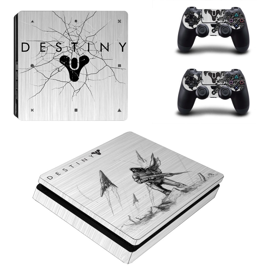 Destiny PS4 Slim Skin Sticker Decals PS4 Console And Controllers Protect Your PS4