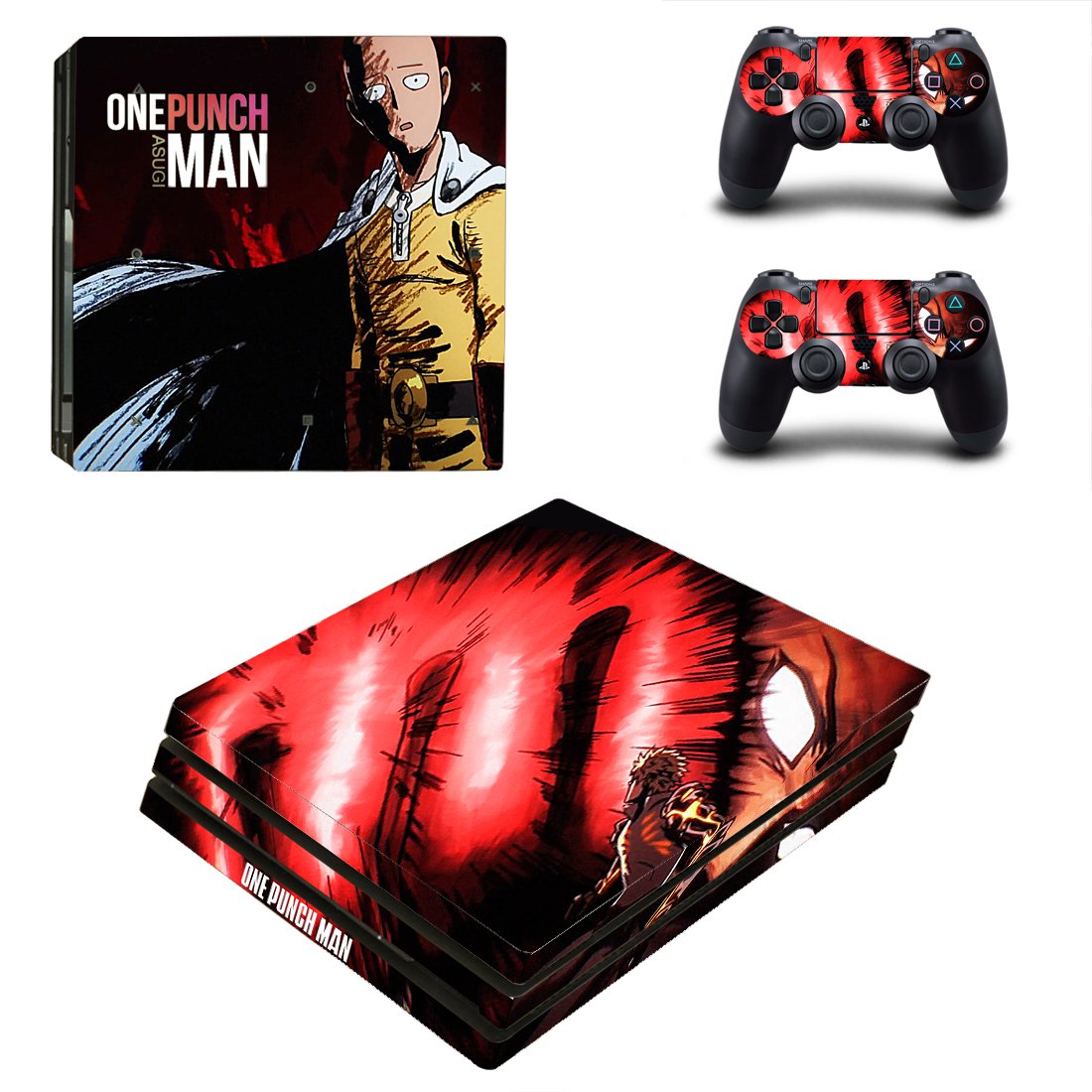 One Punch Man PS4 Pro Skin Sticker Decals PS4 Console And Controllers Protect Your PS4