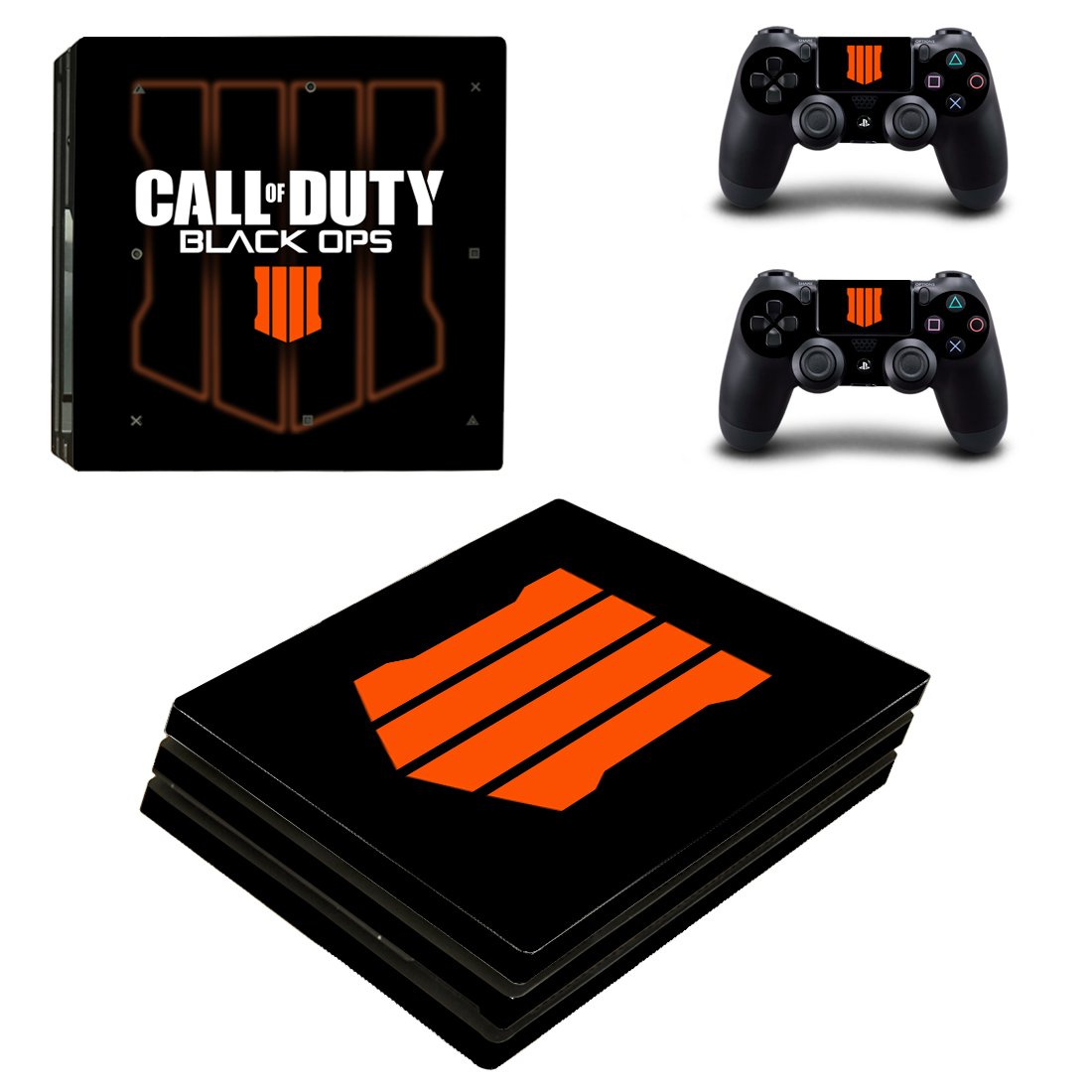 Call Of Duty Black OPS 4 PS4 Pro Skin Sticker Decals PS4 Console And Controllers Protect Your PS4