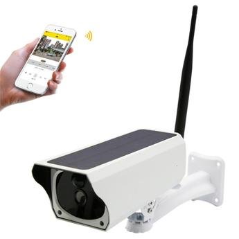 Outdoor Security Camera, Solar Power, HD, 2MP, 1080P, Wireless, Wi-fi, Waterproof, IR Night Vision