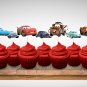 The Cars Disney Pixar Cupcake Toppers Digital Printable Instant Download
