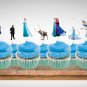 Frozen Disney Elsa Anna Cupcake Toppers Princess Olaf Digital Printable Instant Download