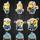 Minions Cupcake Toppers Digital Printable Instant Download