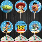 Toy Story Cupcake Toppers Digital Printable Instant Download