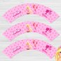 Barbie Princess Cupcake Wrappers Printable Digital Instant Download