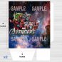 Avengers Superhero Favor Paper Bag Template Printable Digital Instant Download