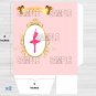 Ballerina Favor Loot Bag Template Printable Digital Instant Download