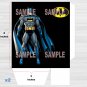 Batman Favor Loot Paper Bag Template Printable Digital Instant Download