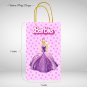 Barbie Favor Loot Paper Bag Template Printable Digital Instant Download