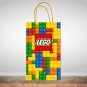Lego Favor Loot Paper Bag Template Printable Digital Instant Download