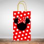 Minnie Mouse Disney Favor Loot Paper Bag Template Printable Digital Instant Download