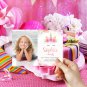 Unicorn Printable Invitation Design 1 with Photo Princess Digital Printable
