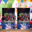 Avengers Superhero Favor Paper Bag Template Printable Digital Instant Download