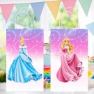 Disney Princesses Favor Loot Paper Bag Template Printable Digital Instant Download Princess