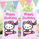 Hello Kitty Favor Loot Paper Bag Template Printable Digital Instant Download