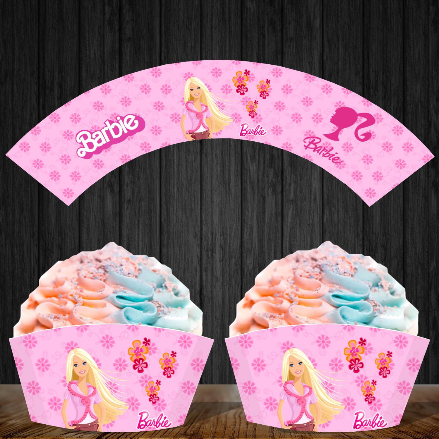barbie-princess-cupcake-wrappers-printable-digital-instant-download