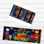 Superhero Comic Instant Download Chocolate Wrappers Digital Printable Hershey's Bars Custom