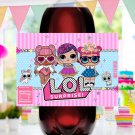 Instant Download 2 Liter Bottle Label Cute Dolls Birthday Party Printable Digital for girls doll