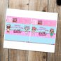 Instant Download Chocolate Label Wrapper Cute Dolls Birthday Party Printable Digital doll labels