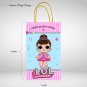 Instant Download Favor Paper Bag Cute Dolls Birthday Party Printable Digital doll bags favors