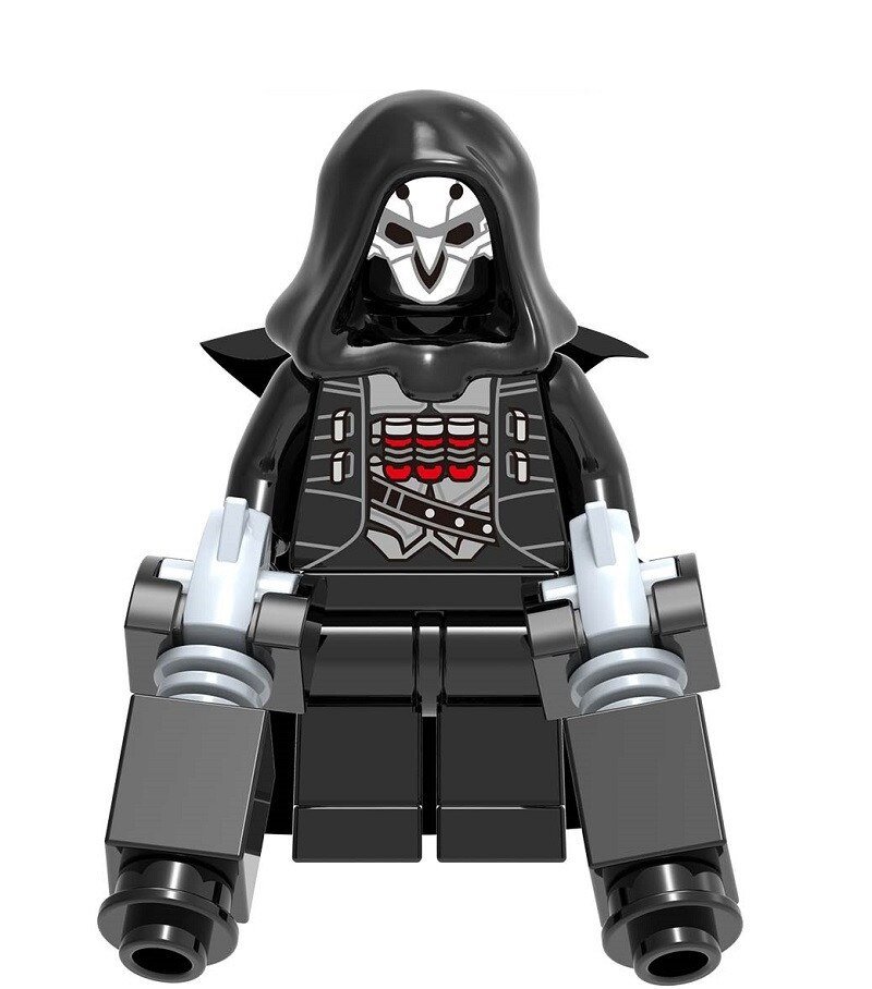 Overwatch Reaper Action Figure Minifigure Block Bricks Toy Doll