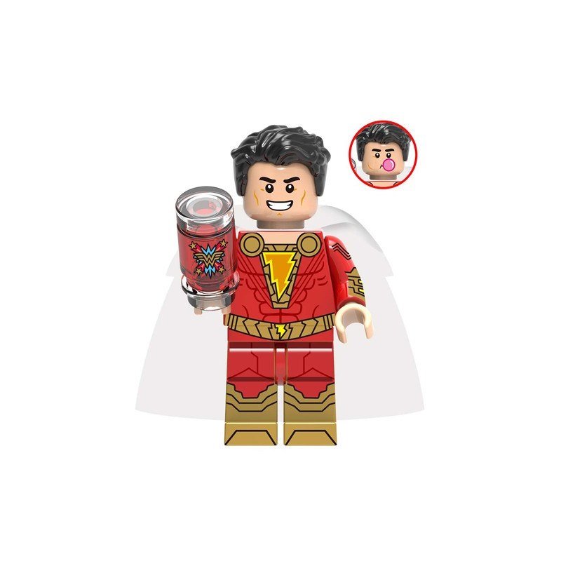 Shazam Action Figure Minifigure Block Bricks Toy Doll