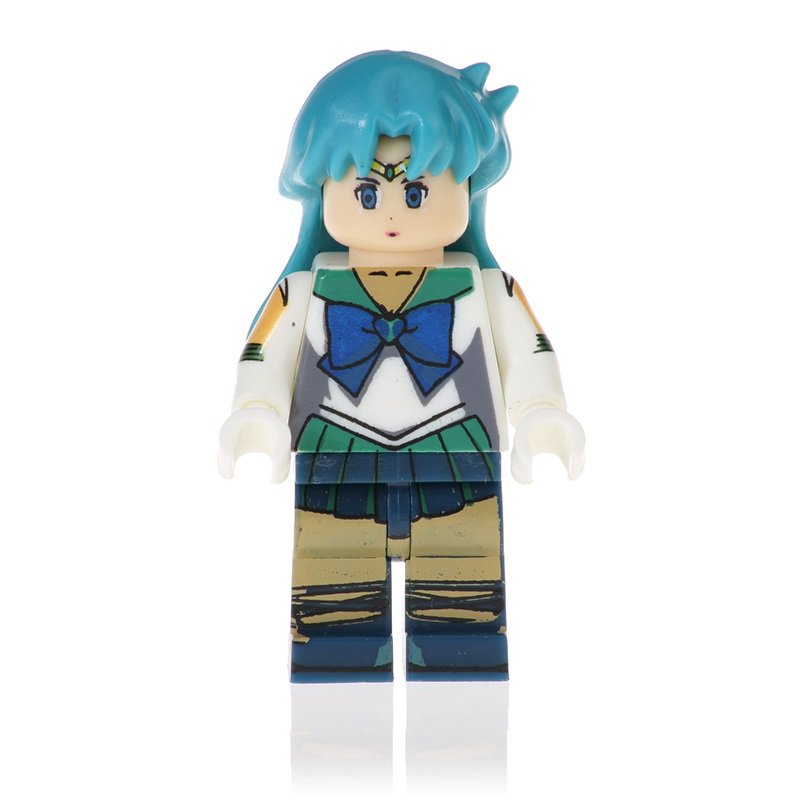 Sailor Moon Sailor Neptune Action Figure Minifigure Block Bricks Toy Doll