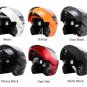 NENKI Modular Motorcycle Helmet 6 Styles Touring Motorbike Flip Up Helmet with Inner Smoked Lens