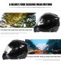 NENKI Modular Motorcycle Helmet 6 Styles Touring Motorbike Flip Up Helmet with Inner Smoked Lens