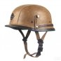 Retro Vintage German Style Motorcycle Skull Cap 2 Style Half Helmet Synthetic Leather DOT