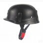 Retro Vintage German Style Motorcycle Skull Cap 2 Style Half Helmet Synthetic Leather DOT