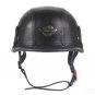 Retro Vintage German Style Motorcycle Skull Cap 2 Style Half Helmet Synthetic Leather DOT