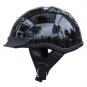 Retro Vintage Motorcycle Skull Cap 6 Style Half Helmet DOT with peak